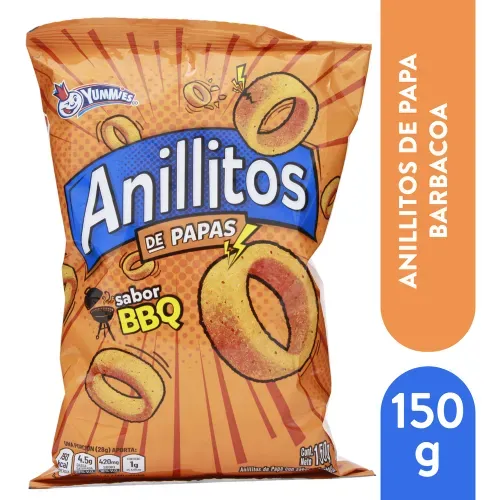 Boquita Yummies Anillito De Papa Barbacoa - 150 g