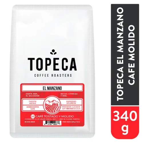 El Manzano Topeca Cafe Molido 340 g