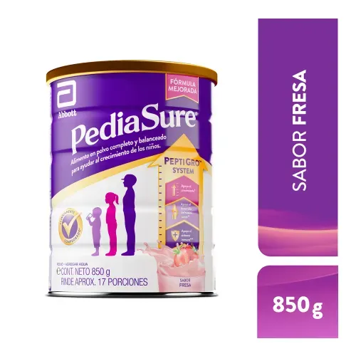 Complemento Nutricional Pediasure Peptigro Fresa - 850 g
