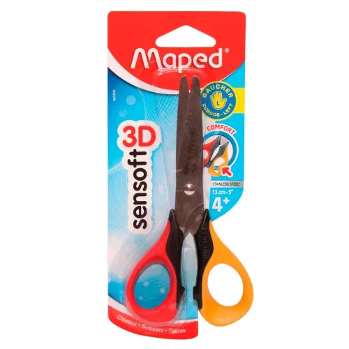 Tijera Maped Sen Soft Para Zurdos-13 cm