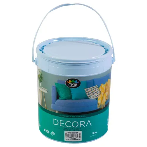 Pintura Latex Decora, Fórmula Mejorada Para Interiores Color Blanco - 1 Galón