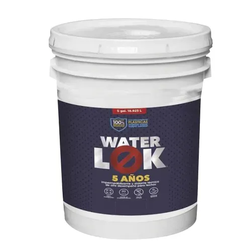 Pintura Impermeabilizante Waterlok Para Techos. 5 Años De Garantía- Cubeta
