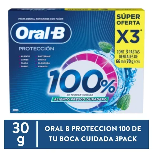 Oral b Crema Dental Prote 100 3x66ml