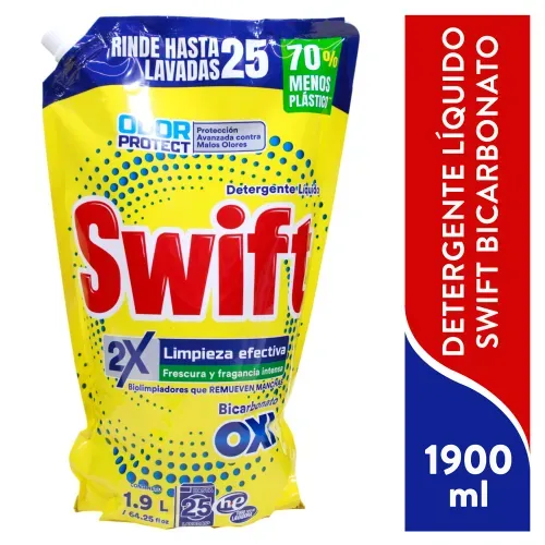 Detergente Liq Swift Bicarbna Oxi 1 9l