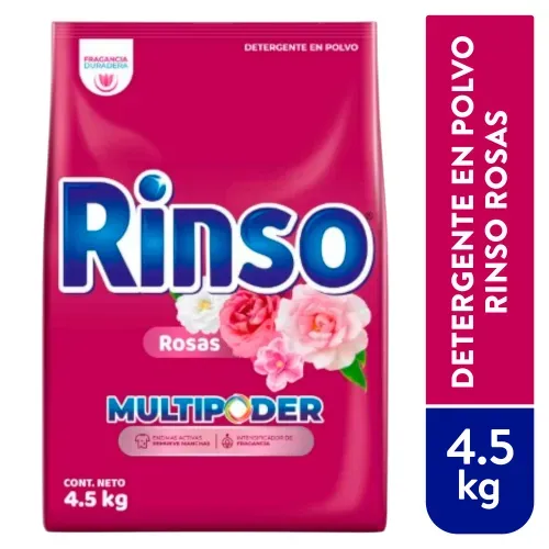 Det Polvo Rinso Rosas 4500g