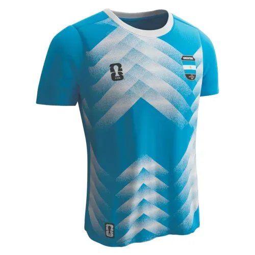 Camiseta deportiva FIFA Argentina manga corta para mujer - Talla M