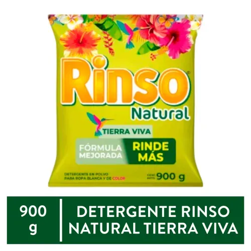 Det Polvo Rinso Nat Tierra Viva 900g
