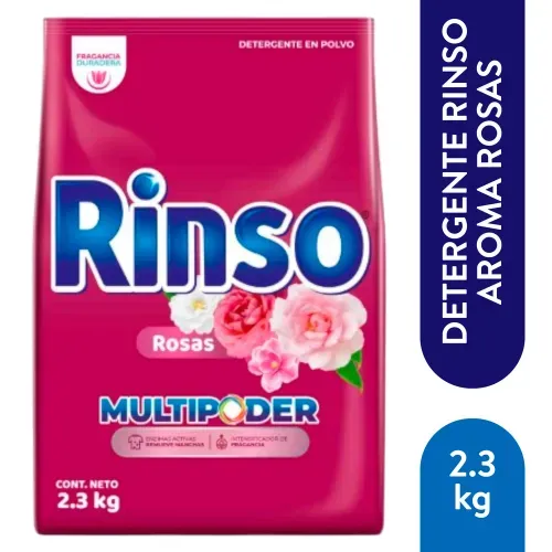 Det Polvo Rinso Rosas 2300g