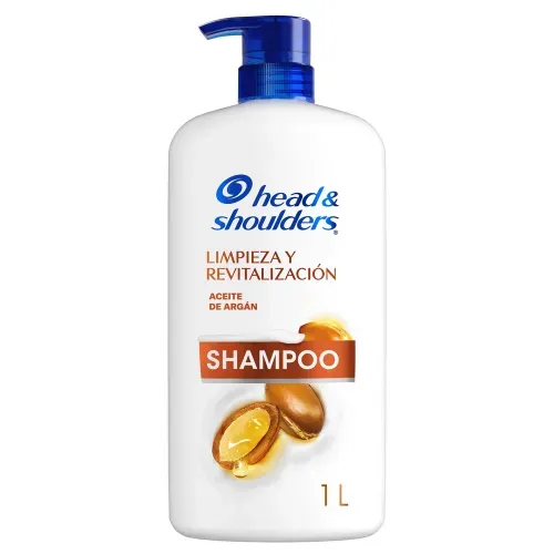 Shampoo Head & Shoulders Limpieza Y Revitalización Control Caspa - 1 L