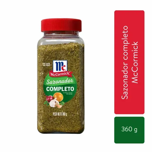 Sazonador McCormick Completo - 360 g