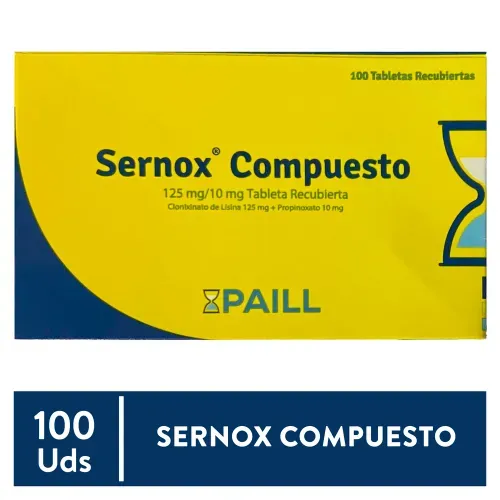 S Sernox Compuesto 100 Tabletas