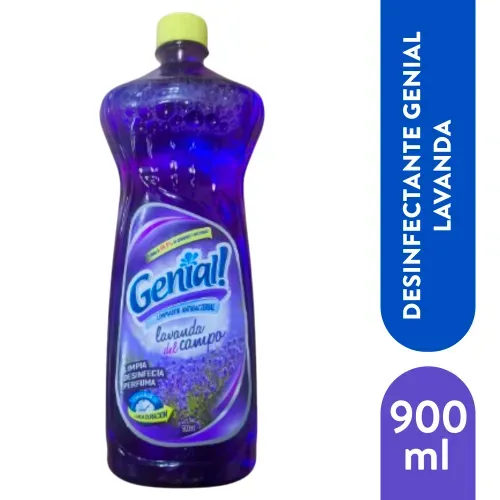 Desinfectante Genial Con Fragancia A Lavanda - 900 ml