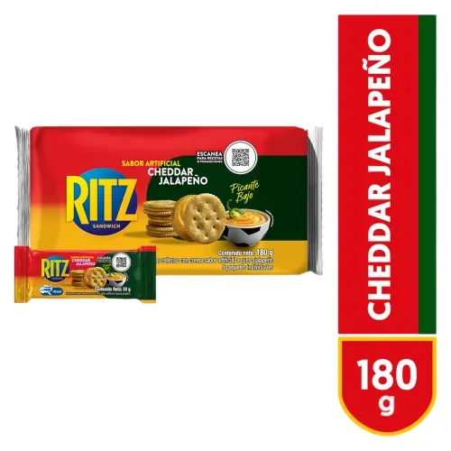 Galleta Ritz Queso Jalapeno 180g