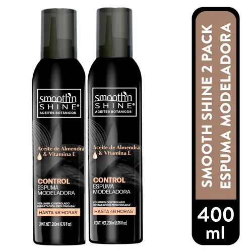 Smooth Shine 2pack Espuma Control 400 Ml