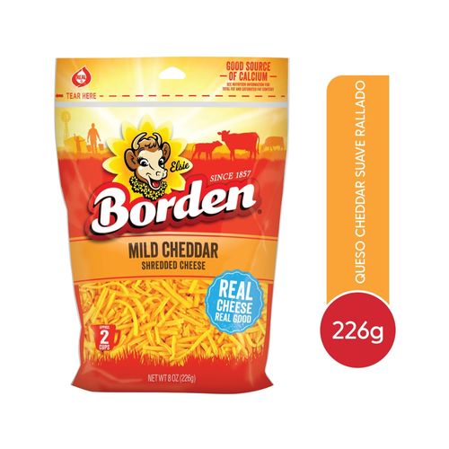 Queso Bordeb Tip Cheddar Rallado 226 g
