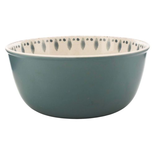 Bamboo Melamine Cereal Bowl Blue