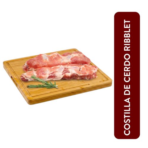 Costilla De Cerdo Ribblet Congelada - Precio Indicado Por Libra (454 g)