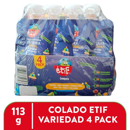 Colado Etif Variedad 113 Gr 4pack
