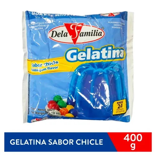 Gelatina d La Familia Sabor Chicle 400g