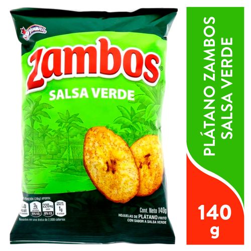 Boquitas Yummies Zambo Salsa Verde - 140 g