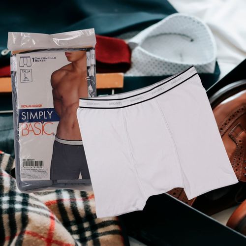 Boxer Simply Basic Caballero Balnco T M
