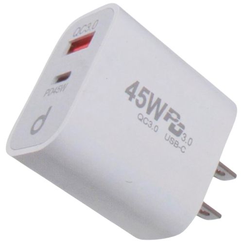 Db Cargador d Pared Pd 45w Usb a y Usb c