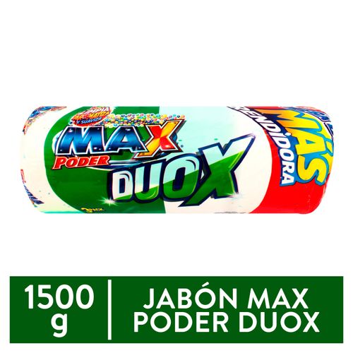 Jabón Max Poder Duox Verde 3 pack Súper mega Bola 1,500 g