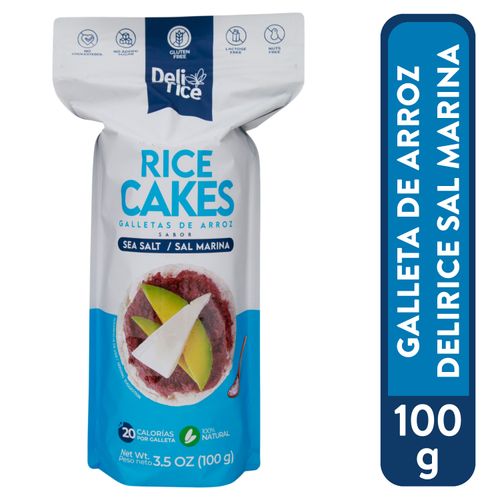 Galleta De Arroz Delirice Ligeramente Salada - 110 g