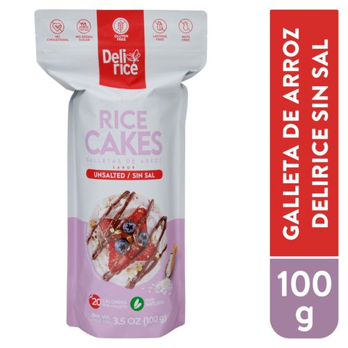 Galleta De Arroz Delirice Sin Sal - 110 g