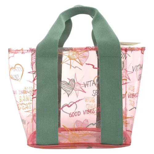 Bolsa Tote Mini Transparente Nobo