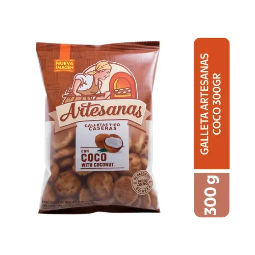 Galleta Artesanas Coco 300gr