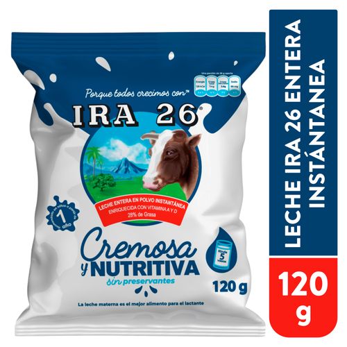 Leche Entera Ira26 Instantanea - 120 g
