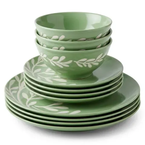 Ms Set De Vajilla De Ceramica 12pzs