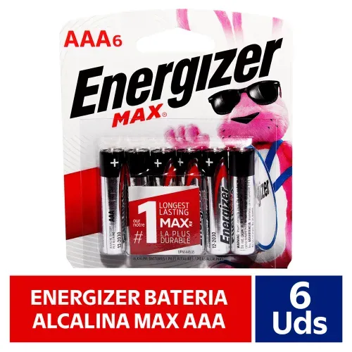 Batería Energizer Alcalina Max Aaa - 6 Unidades