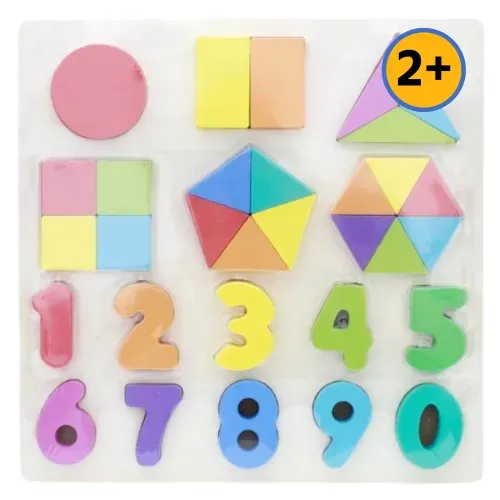 Rompecabezas De Numeros y Figuras