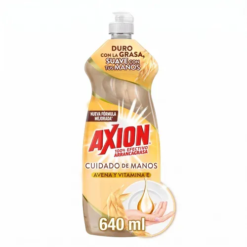 Lavaplatos Axion Avena y Vitamina E liquido - 640 ml