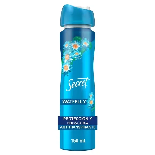 Spray Antitranspirante Secret Waterlily - 150 ml