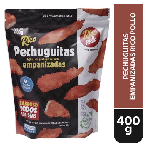 Pechuguitas empanizadas Rico Pollo - 400 g