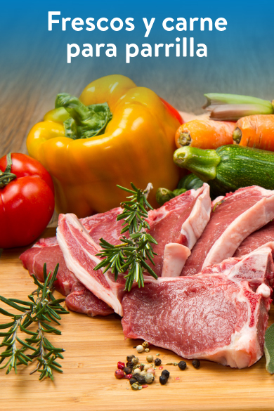 Carnes y productos frescos para parrilladas de verano