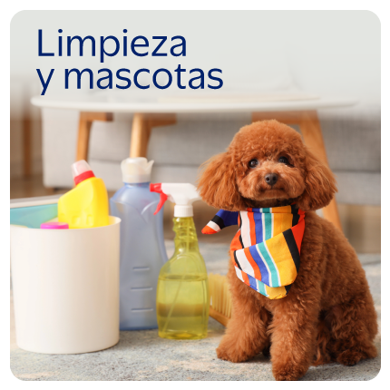 Limpieza y mascotas